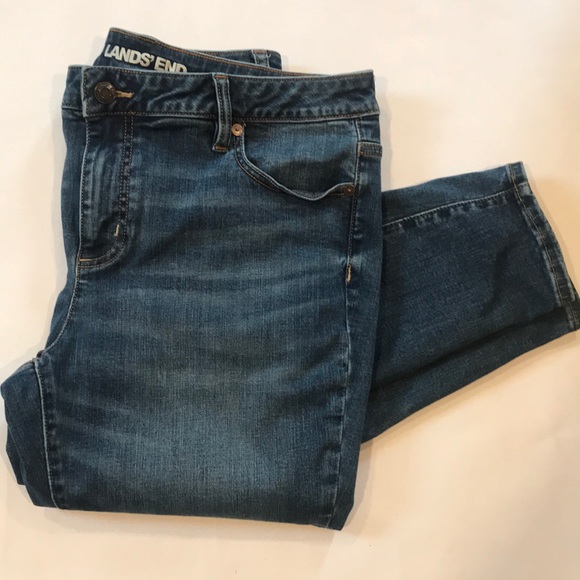 Lands' End Denim - Lands End / womens mid rise skinny jean